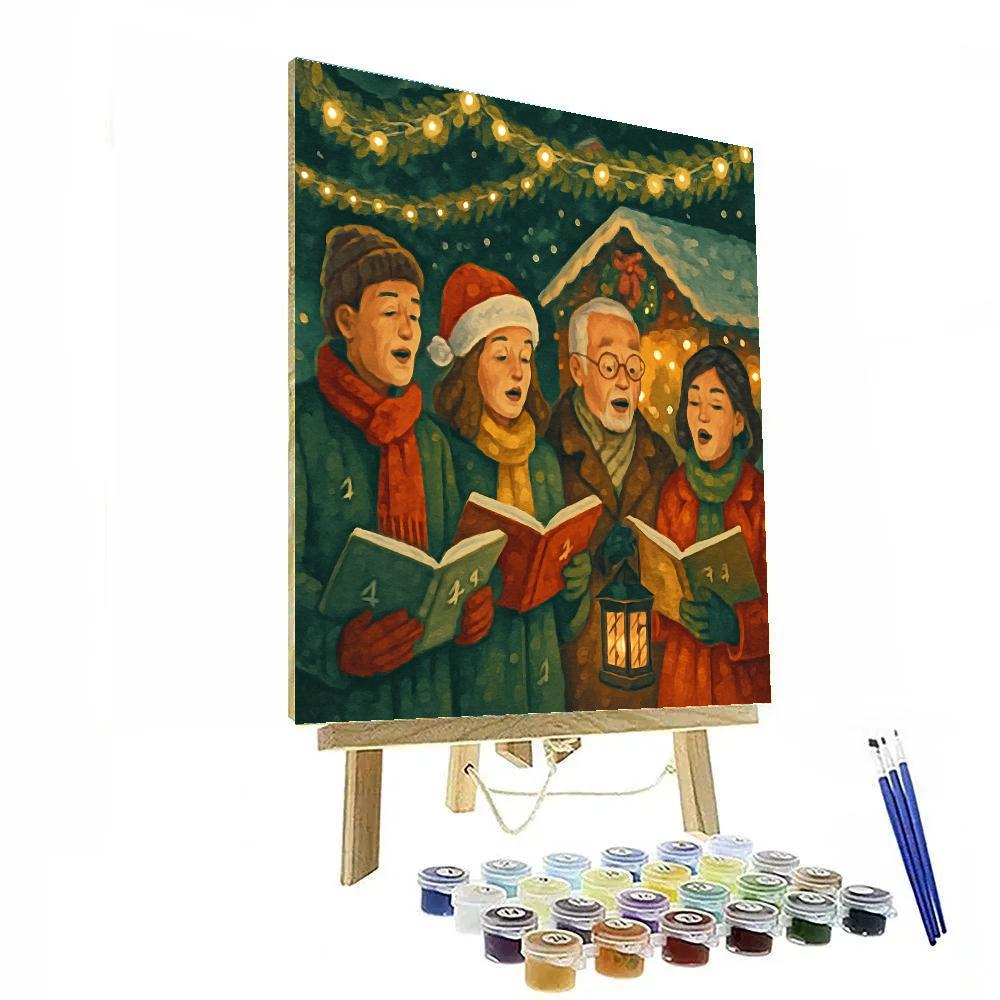 Twinkle Market Choir paint by color