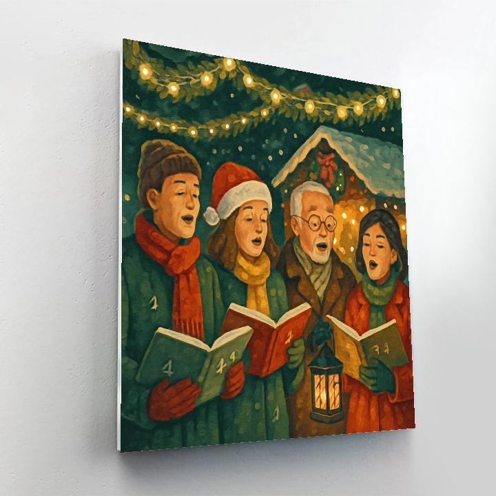 Twinkle Market Choir paint by color