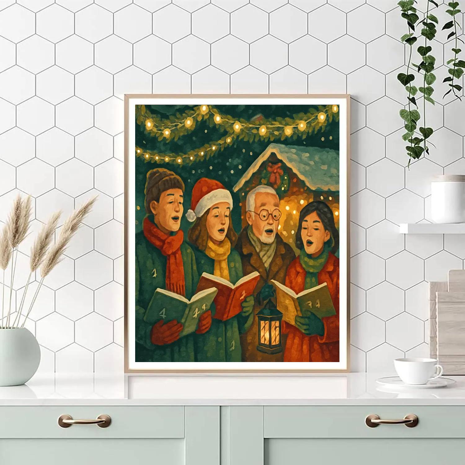 Twinkle Market Choir paint by color