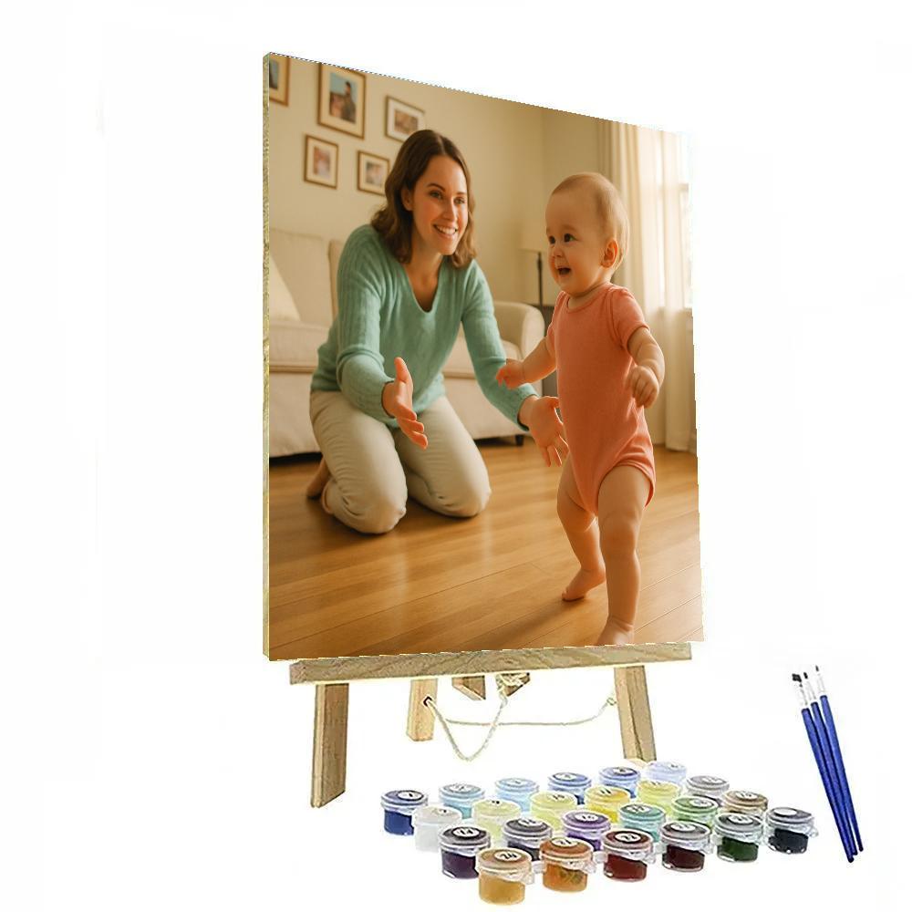 First Steps With Mom Paint by numbers kits