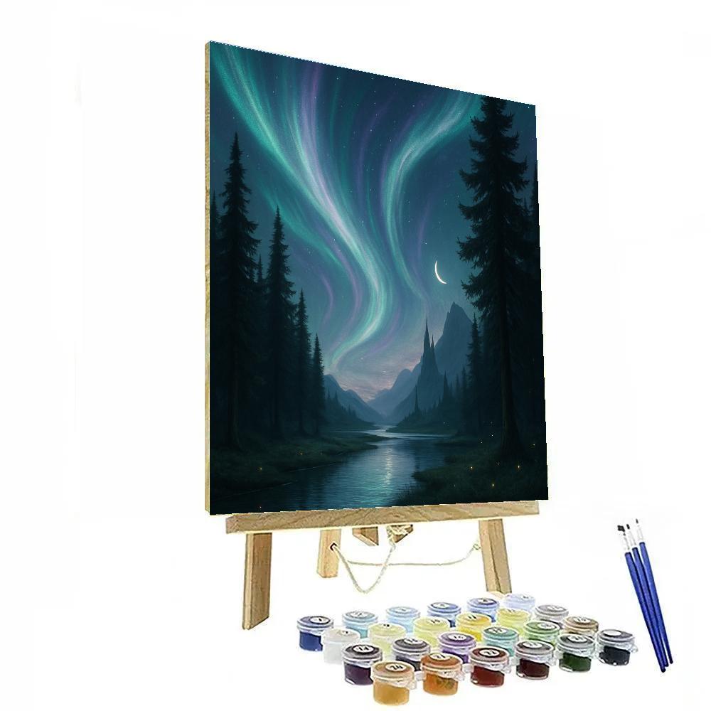 Fantasy Aurora Vale paint by numbers