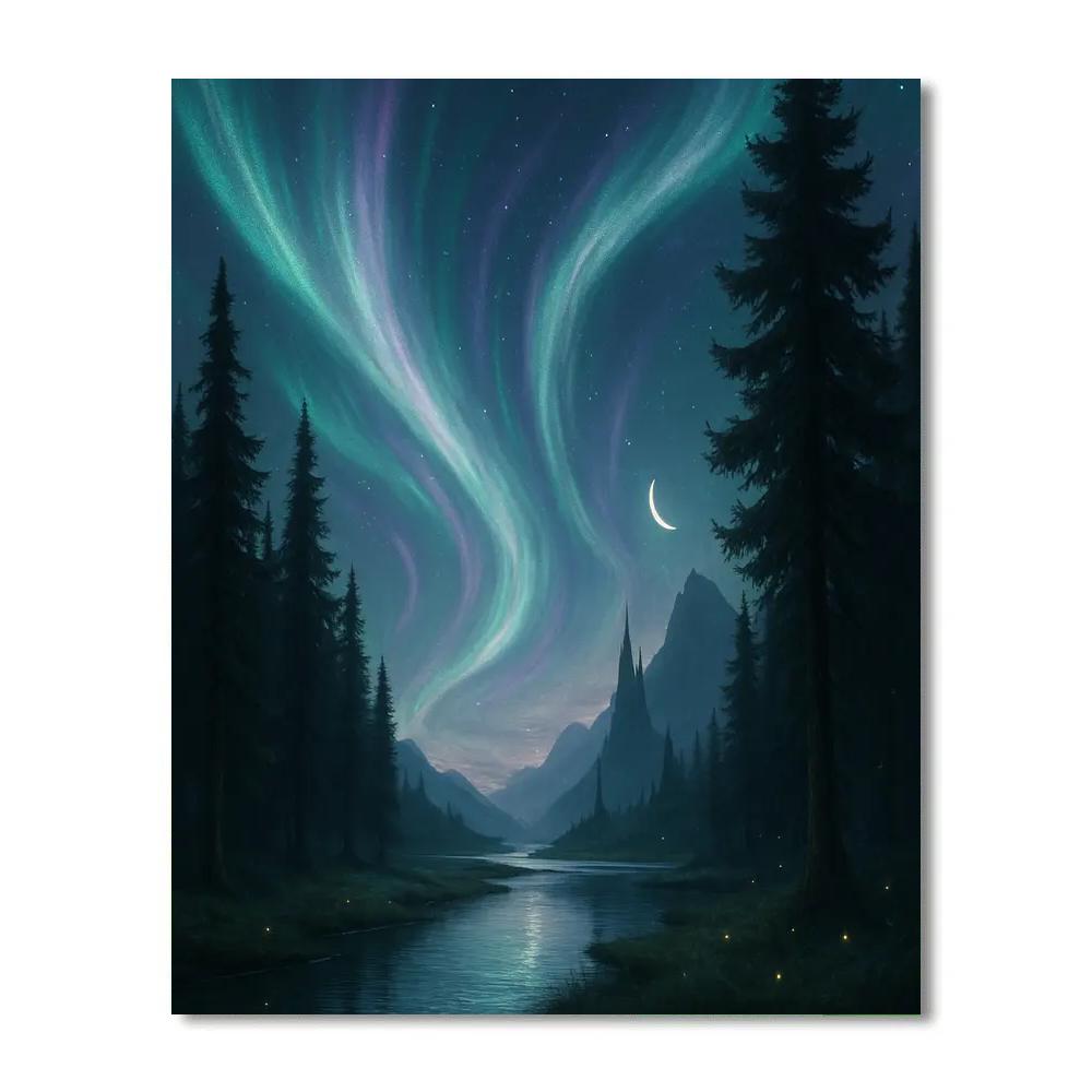 Fantasy Aurora Vale paint by numbers