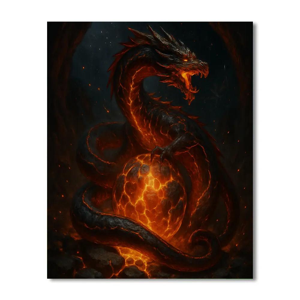 Dragon Star Forge Painting by numbers kit