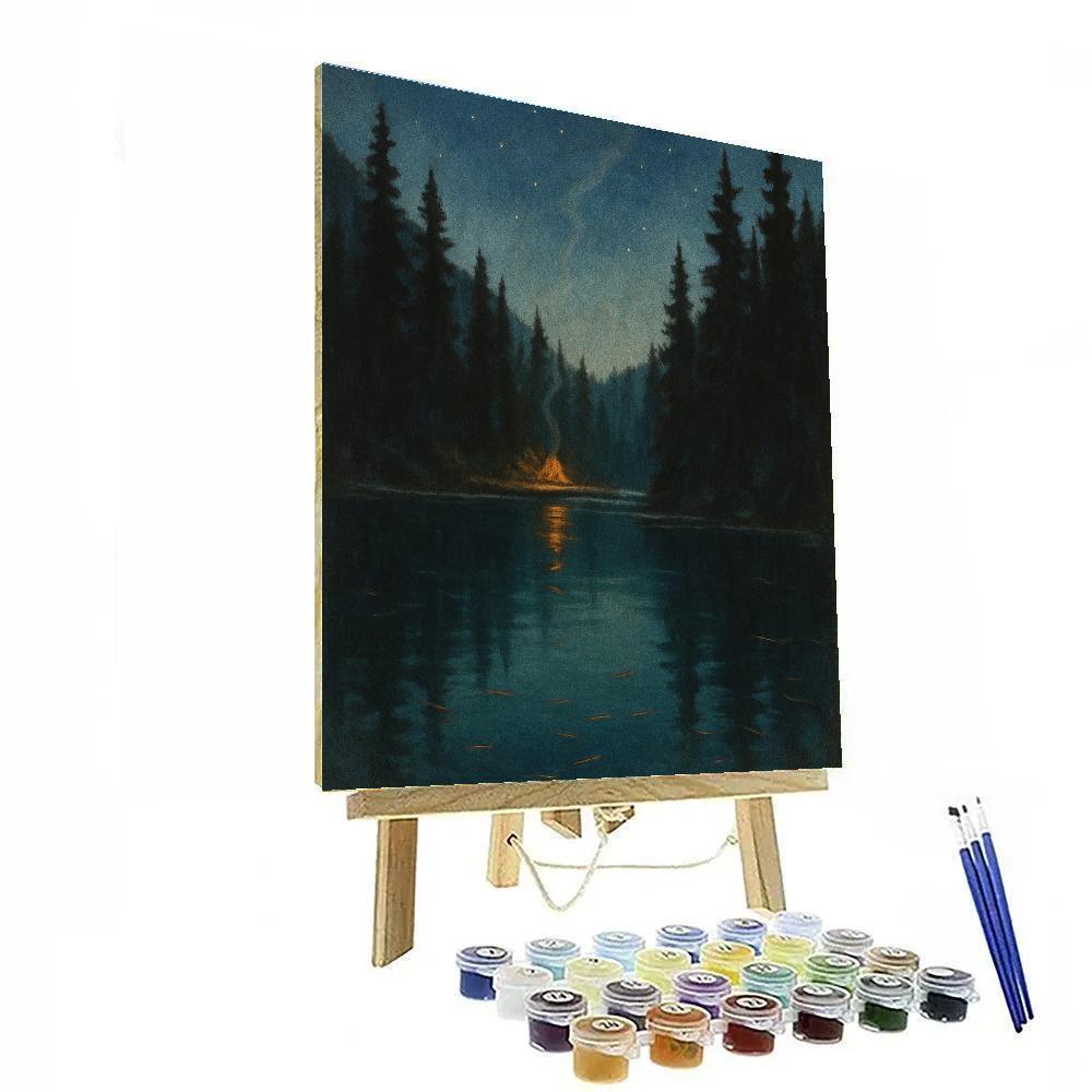 Pine Hollow Twilight Numbered painting kits