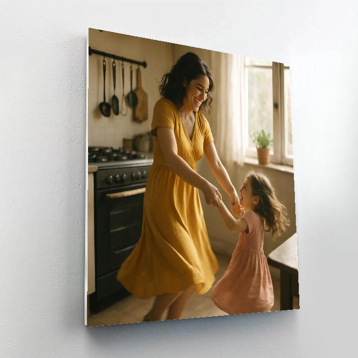 Dance In The Kitchen With Mom Paint by numbers kits