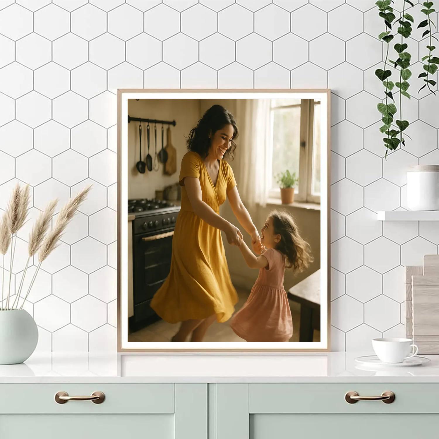 Dance In The Kitchen With Mom Paint by numbers kits