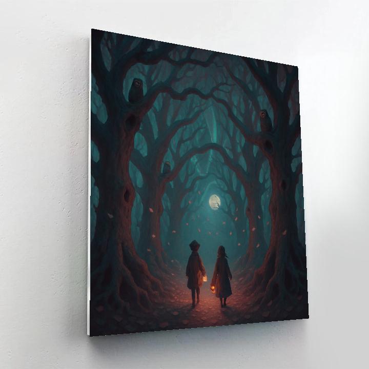 Cathedral Of Twisted Oaks Paint by numbers kits