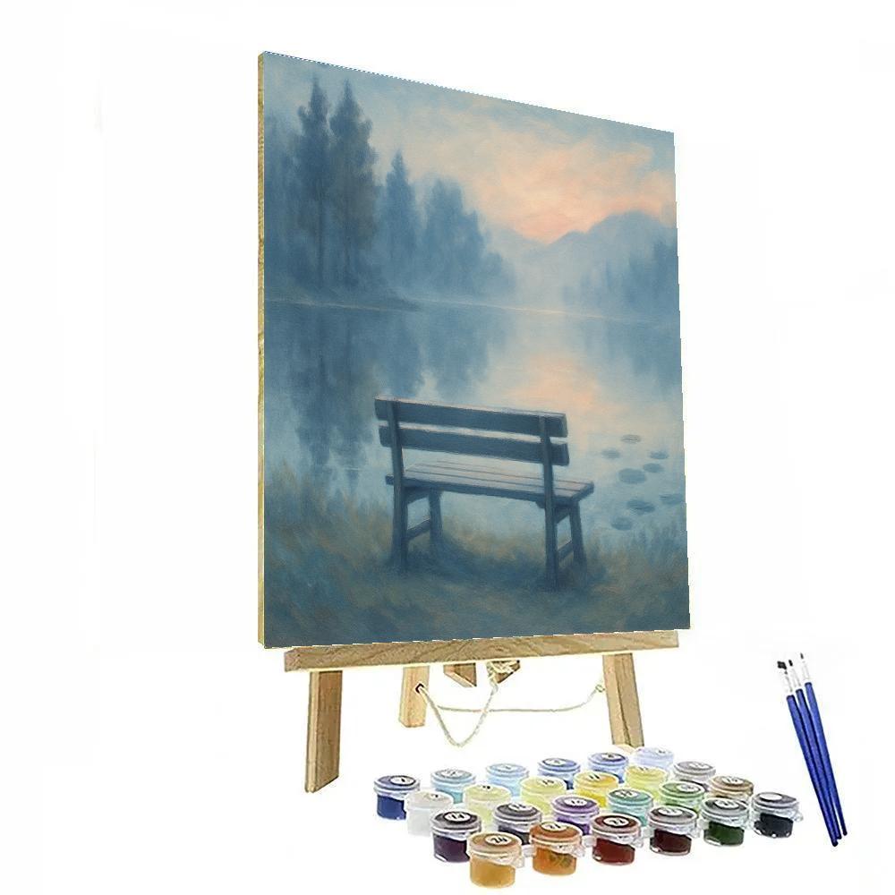 Mistbound Early Dawn Retreat paint by number