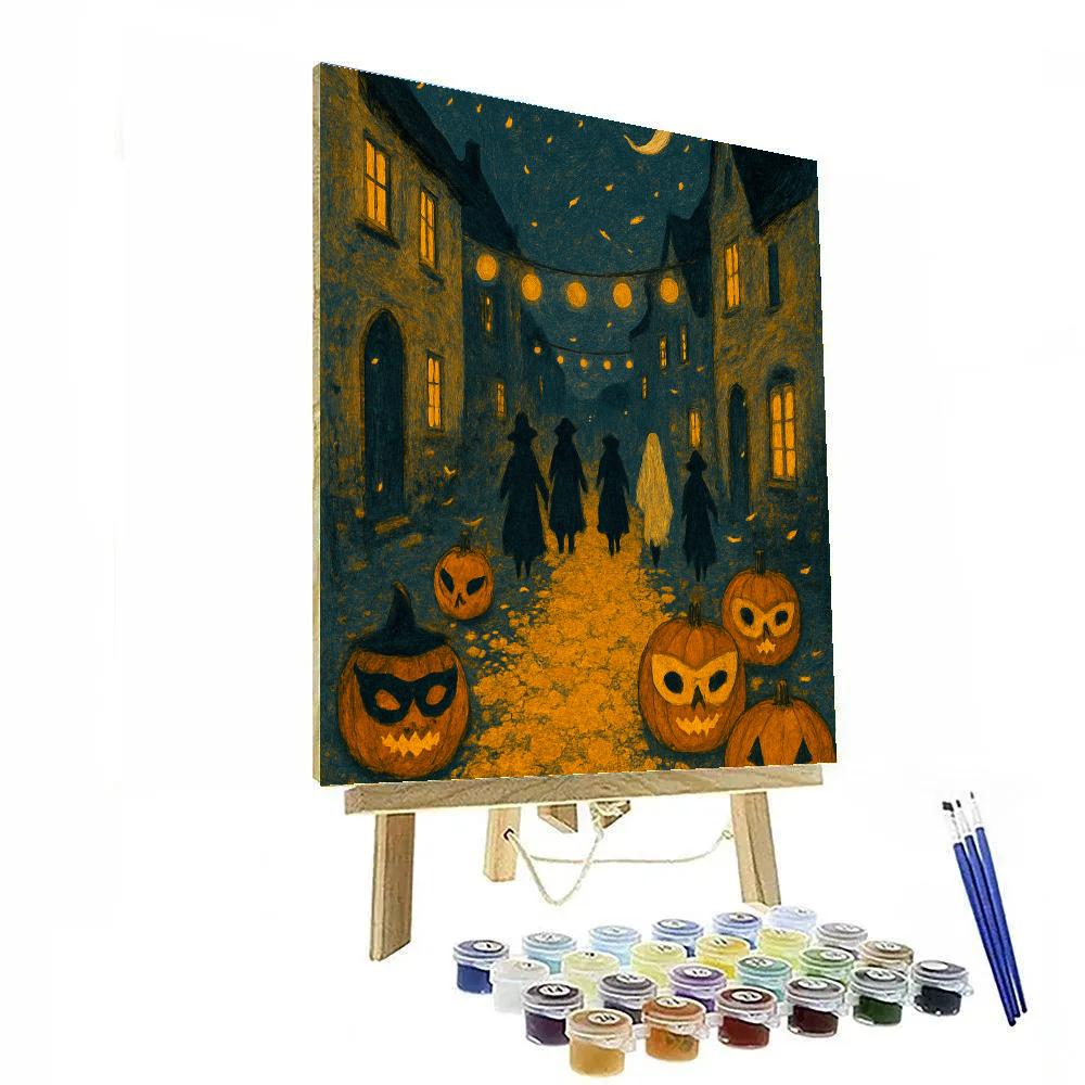 Marigold Lane Masquerade Number painting