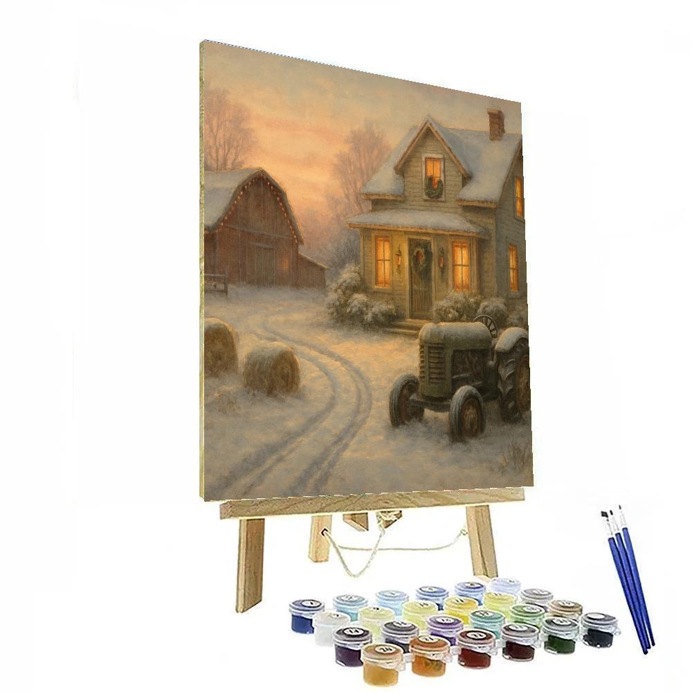 Frosted Farmhouse Holiday Glow paint by color