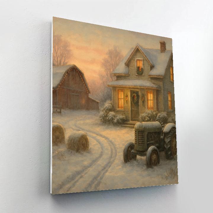 Frosted Farmhouse Holiday Glow paint by color
