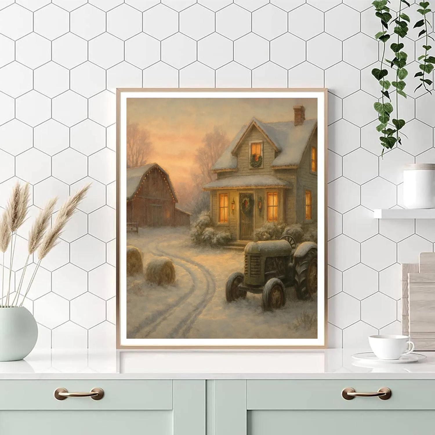 Frosted Farmhouse Holiday Glow paint by color