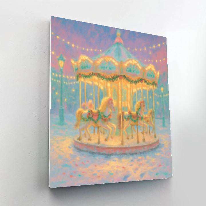 Carousel Of Winter Dreams paint by number