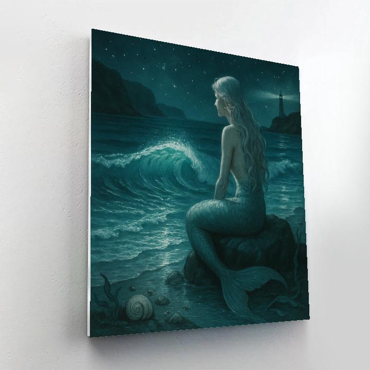 Mermaid Tidal Starlight Numbered painting kits