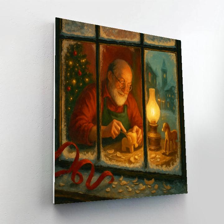 Toy Maker Workshop Window paint by color