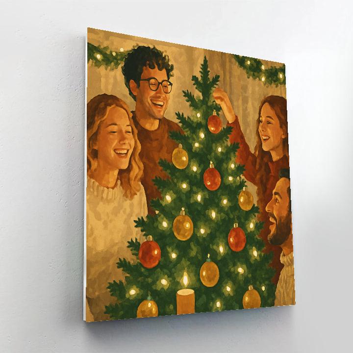 Ornaments And Friends United Painting by numbers kit
