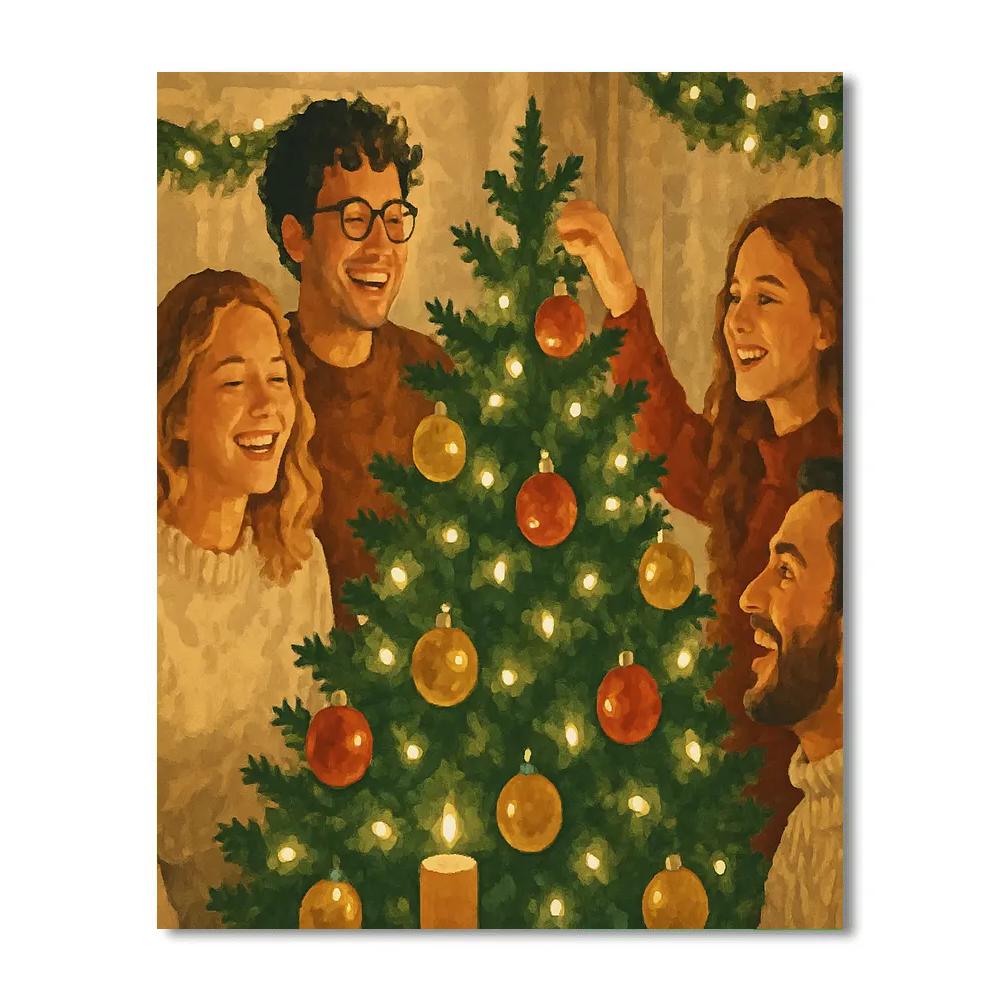 Ornaments And Friends United Painting by numbers kit