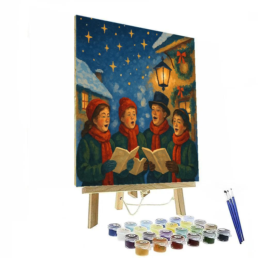 Starlight Holiday Serenade paint by numbers
