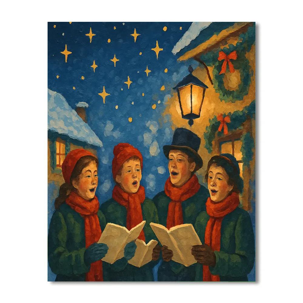 Starlight Holiday Serenade paint by numbers
