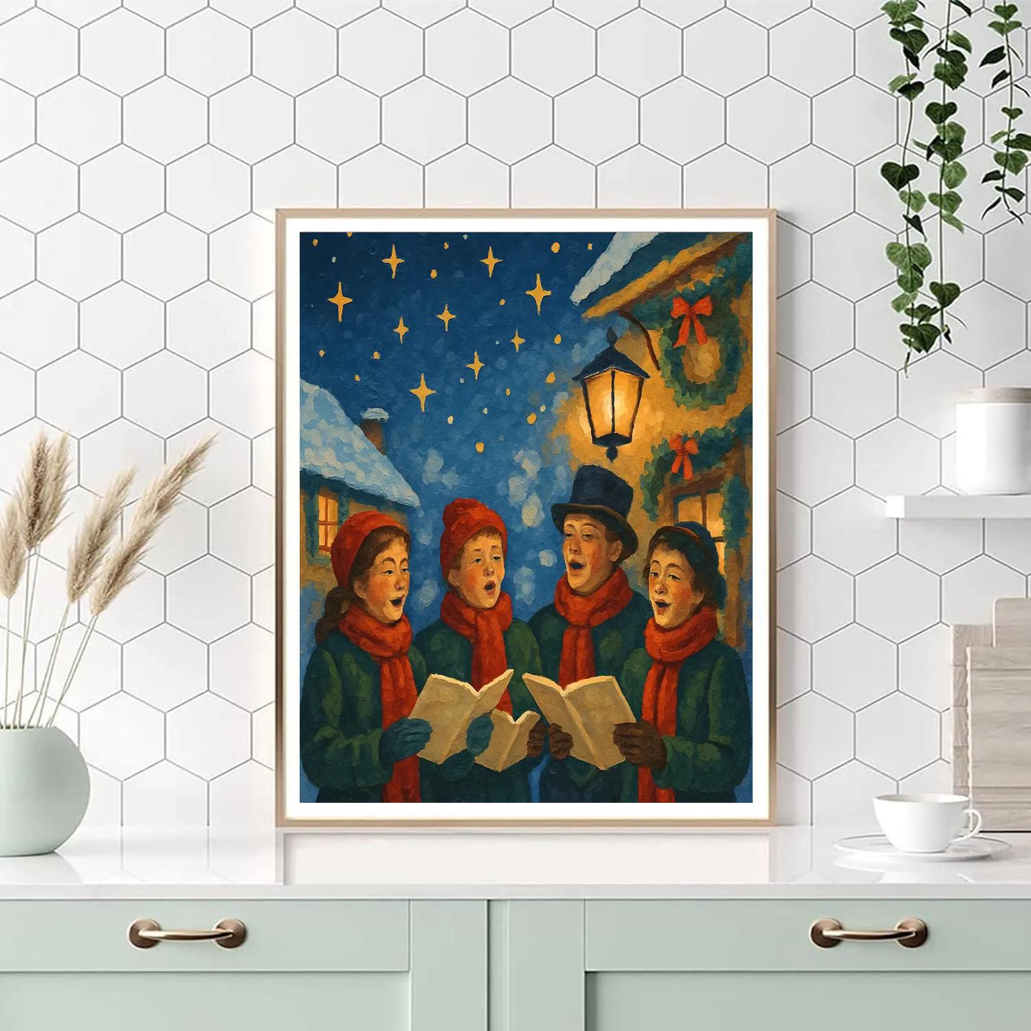 Starlight Holiday Serenade paint by numbers