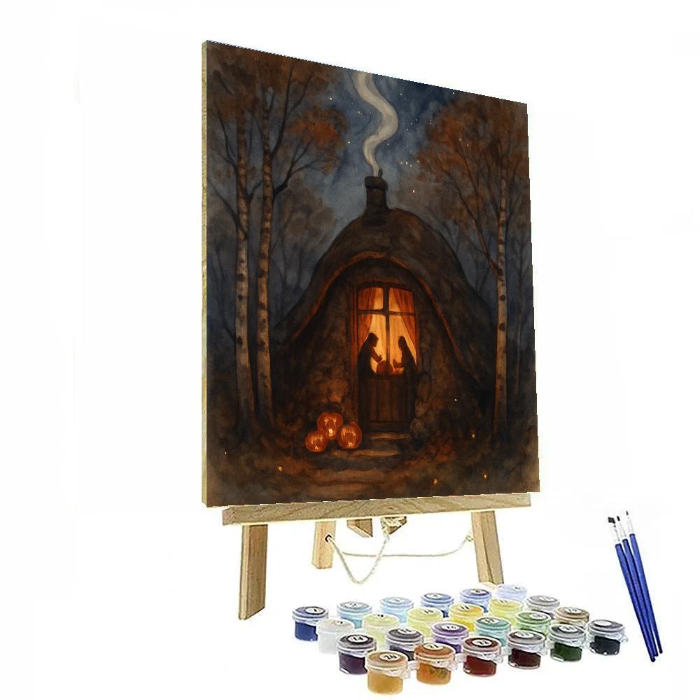 Hearthside Hollow Cottage DIY paint by numbers
