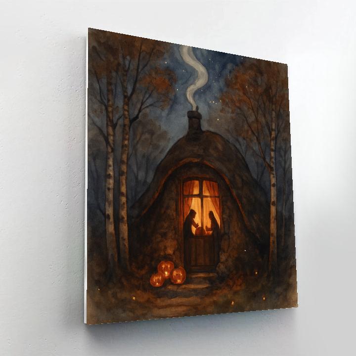 Hearthside Hollow Cottage DIY paint by numbers