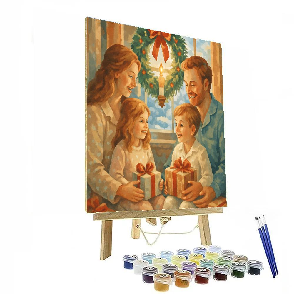 Cozy Christmas Morning paint by color