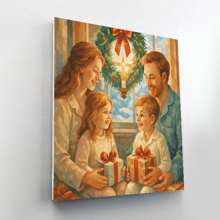 Cozy Christmas Morning paint by color