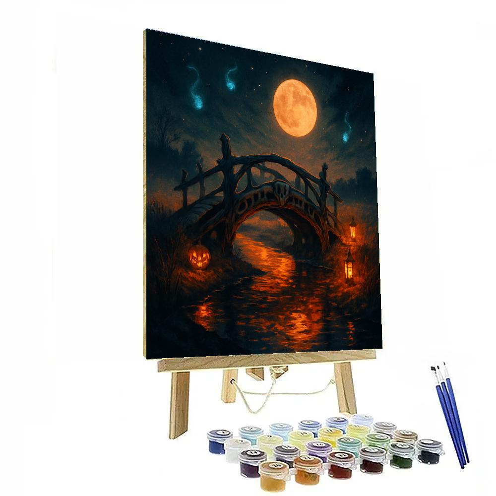 Bonebridge Over Ember Creek paint by numbers