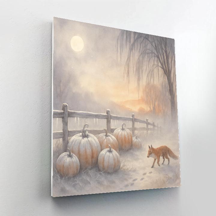 Frostline Pumpkin Watch paint by numbers