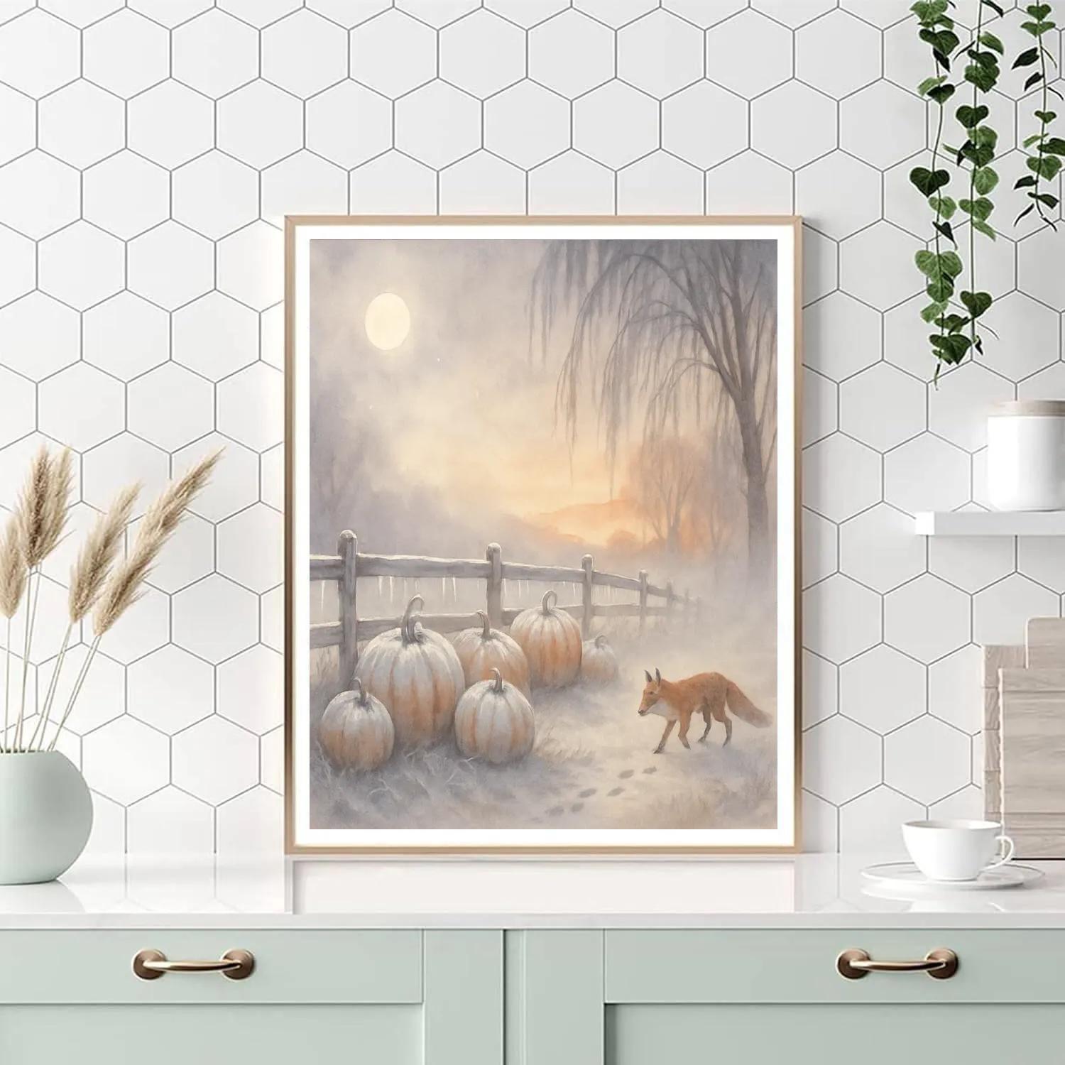 Frostline Pumpkin Watch paint by numbers