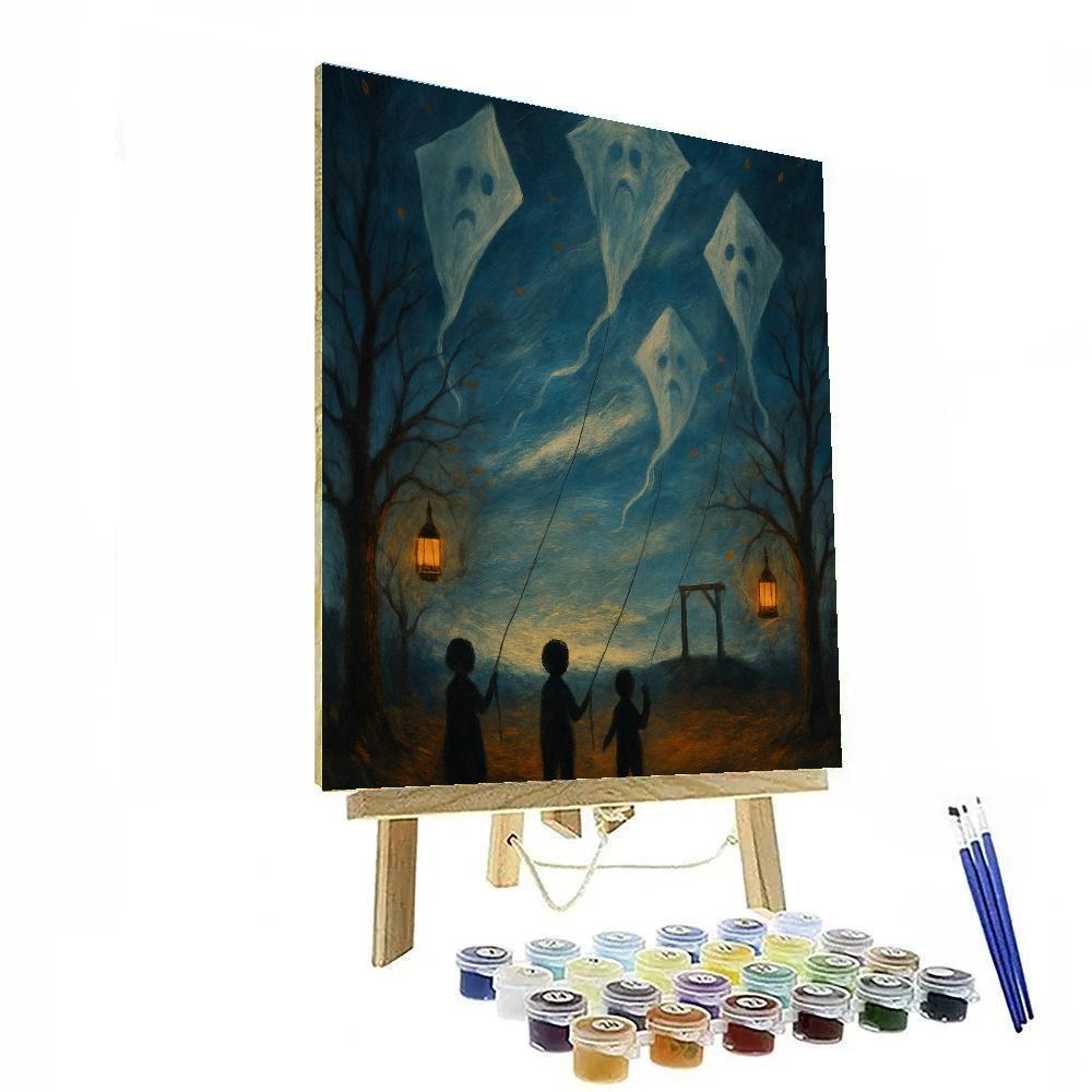 Gallows Hollow Kite Night paint by number