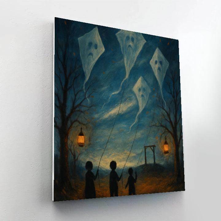 Gallows Hollow Kite Night paint by number