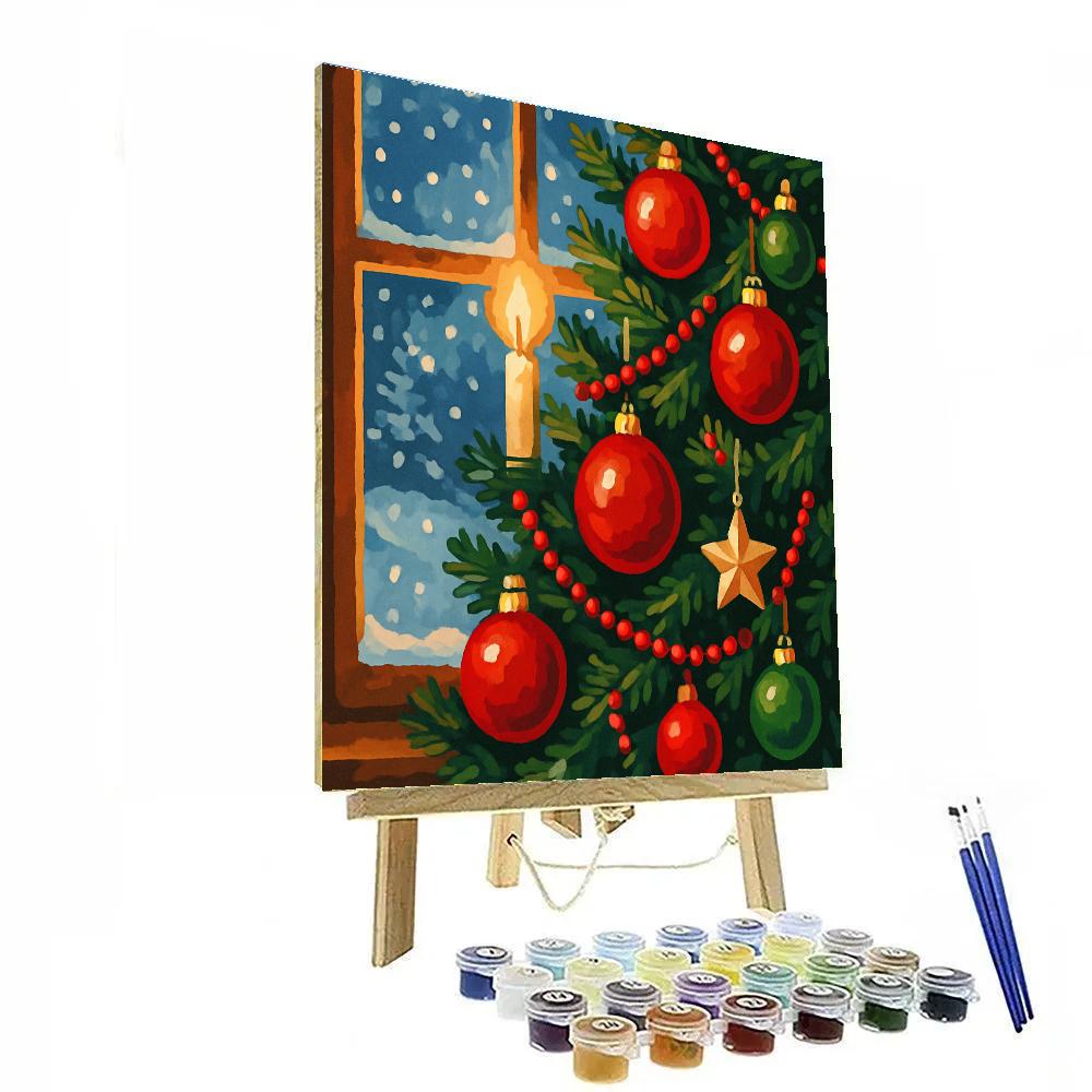 Winter Wonderland Ornaments Numbered painting kits
