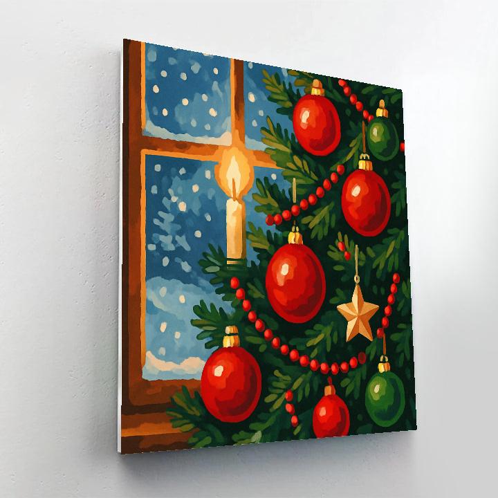 Winter Wonderland Ornaments Numbered painting kits