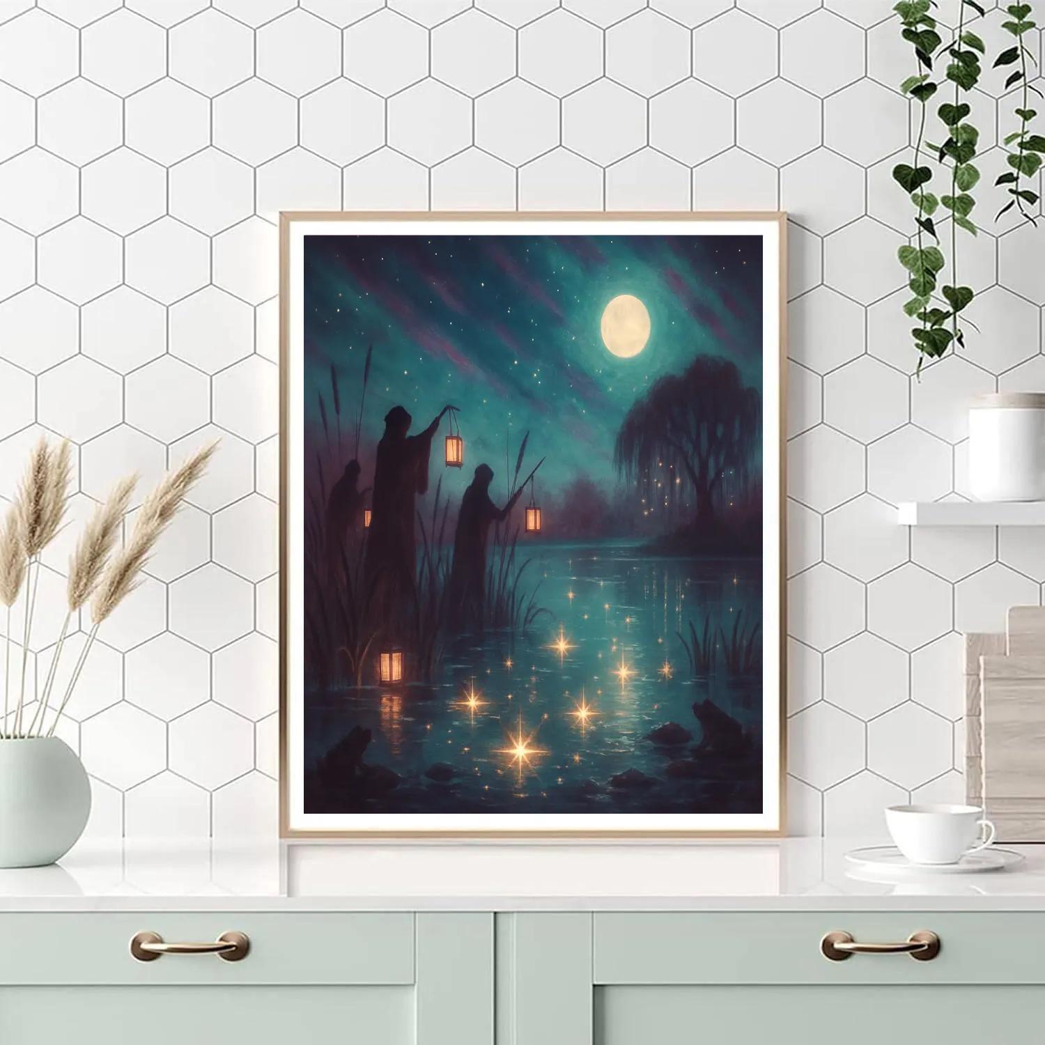 Starfall Over Witching Mire paint by numbers