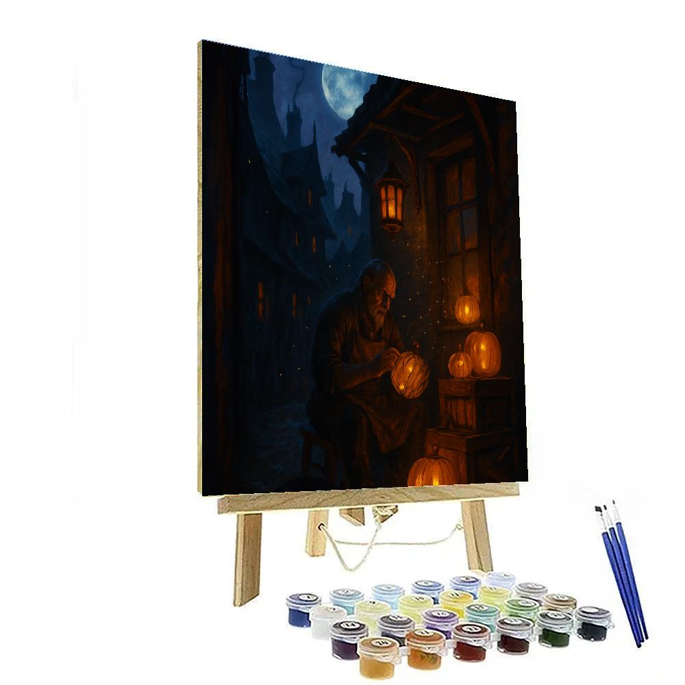The Lanternsmiths Alley paint by numbers