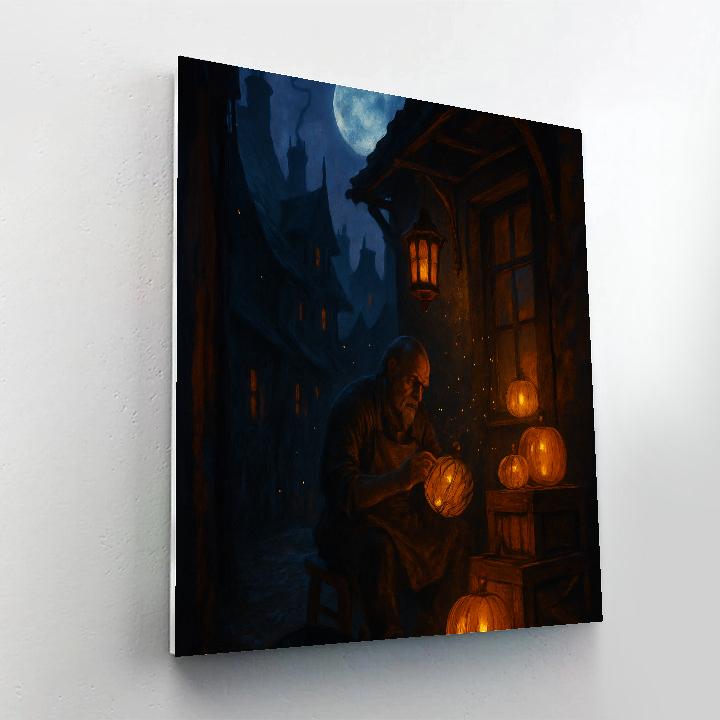 The Lanternsmiths Alley paint by numbers