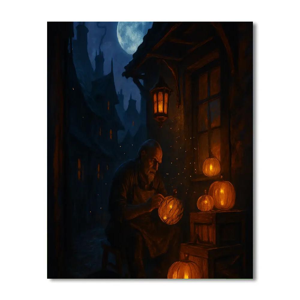 The Lanternsmiths Alley paint by numbers