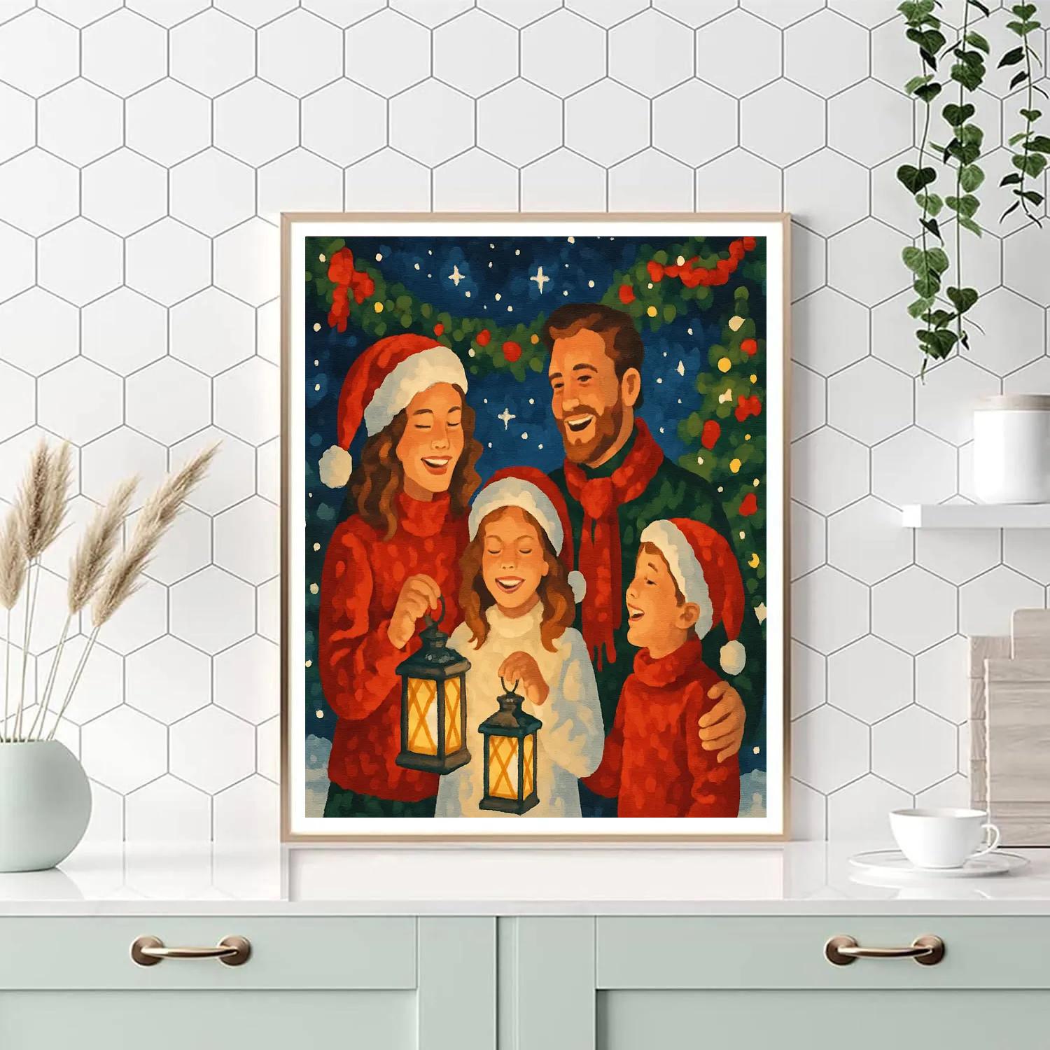 Starry Night Celebration Paint by numbers kits
