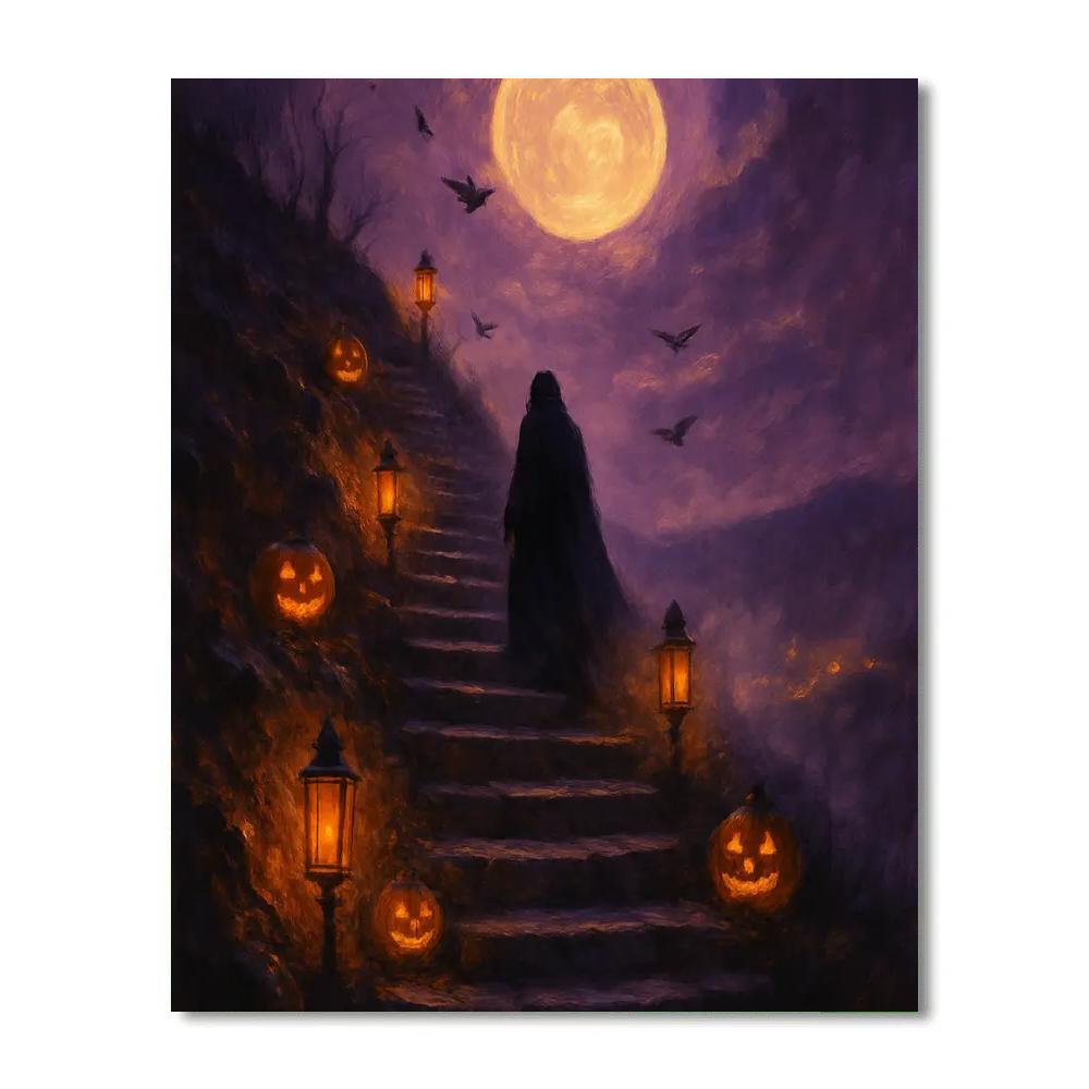 The Lanterning Steps Number painting