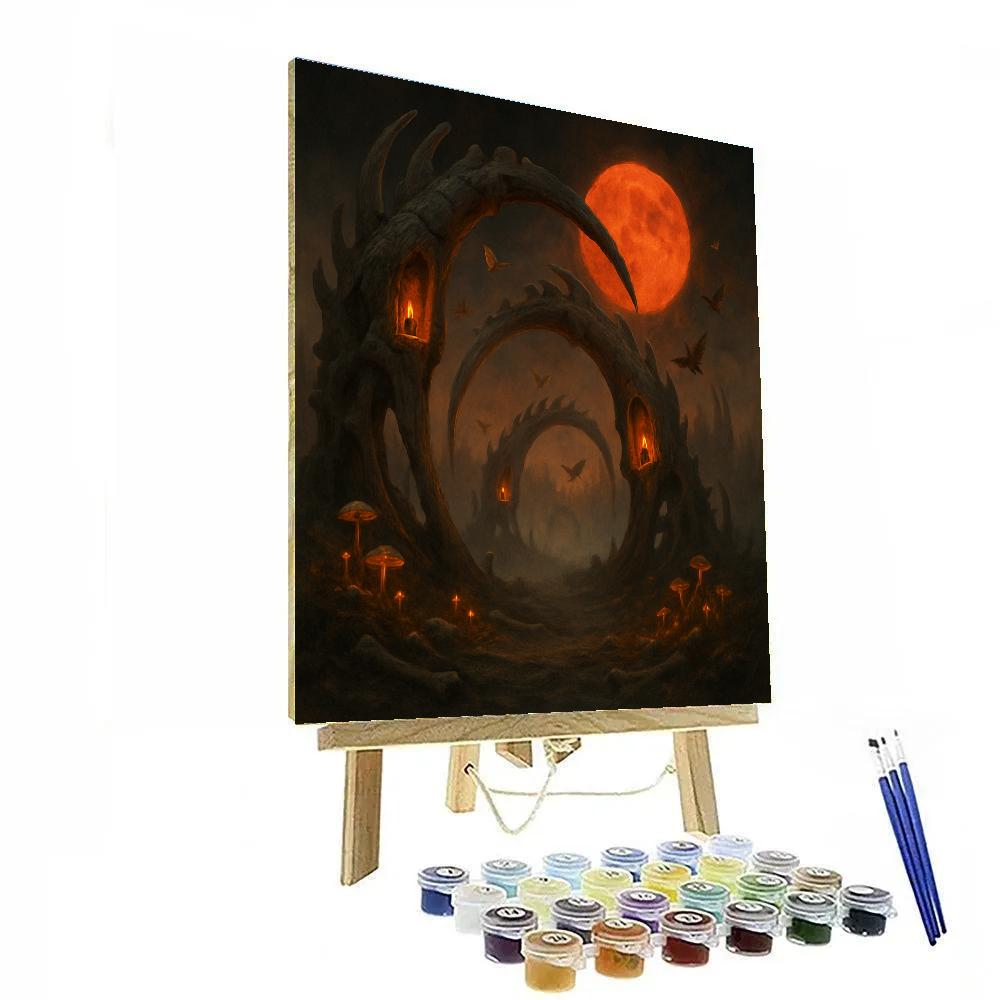The Amber Boneyard painting number kit