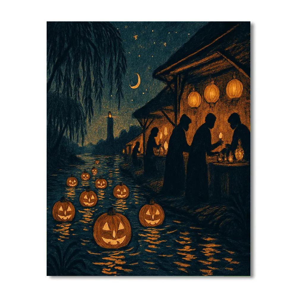 Riverside Jacklight Market paint by numbers