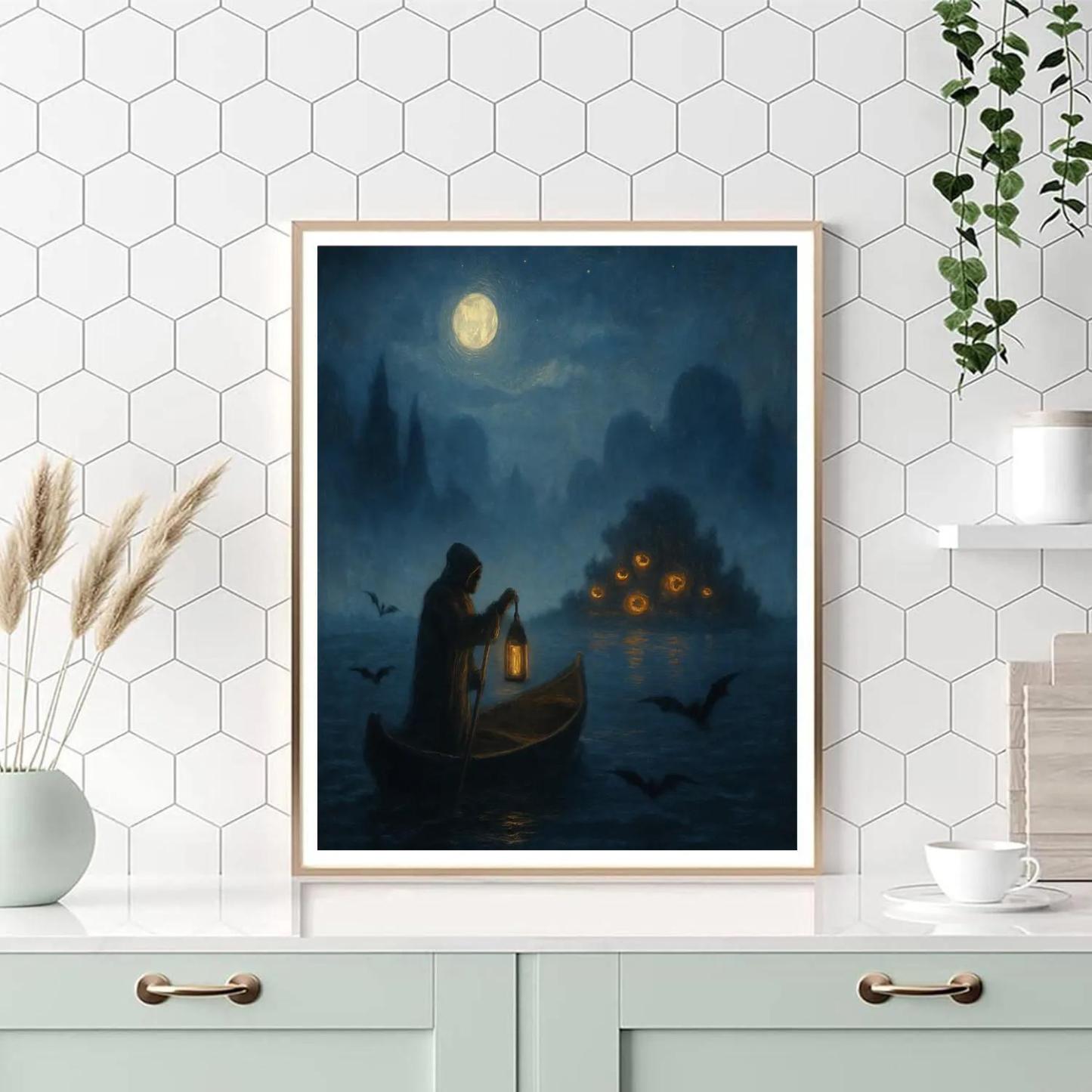 Misty Ferry Of Hollow Isle paint by numbers