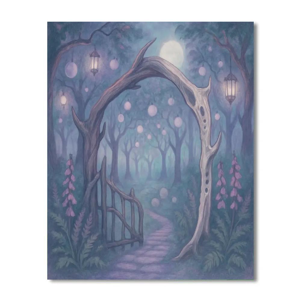 Bone Orchard Gate Painting by numbers kit