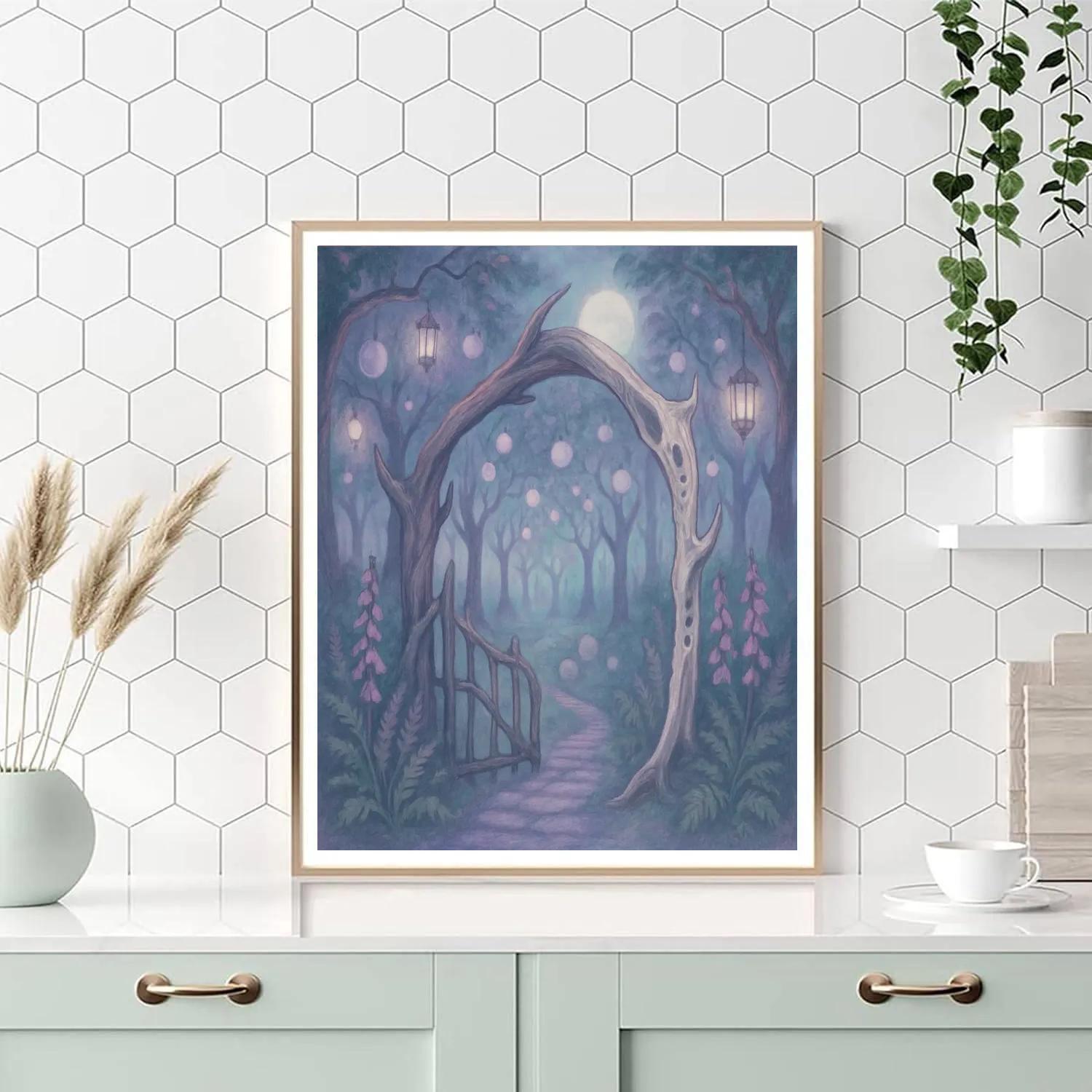 Bone Orchard Gate Painting by numbers kit
