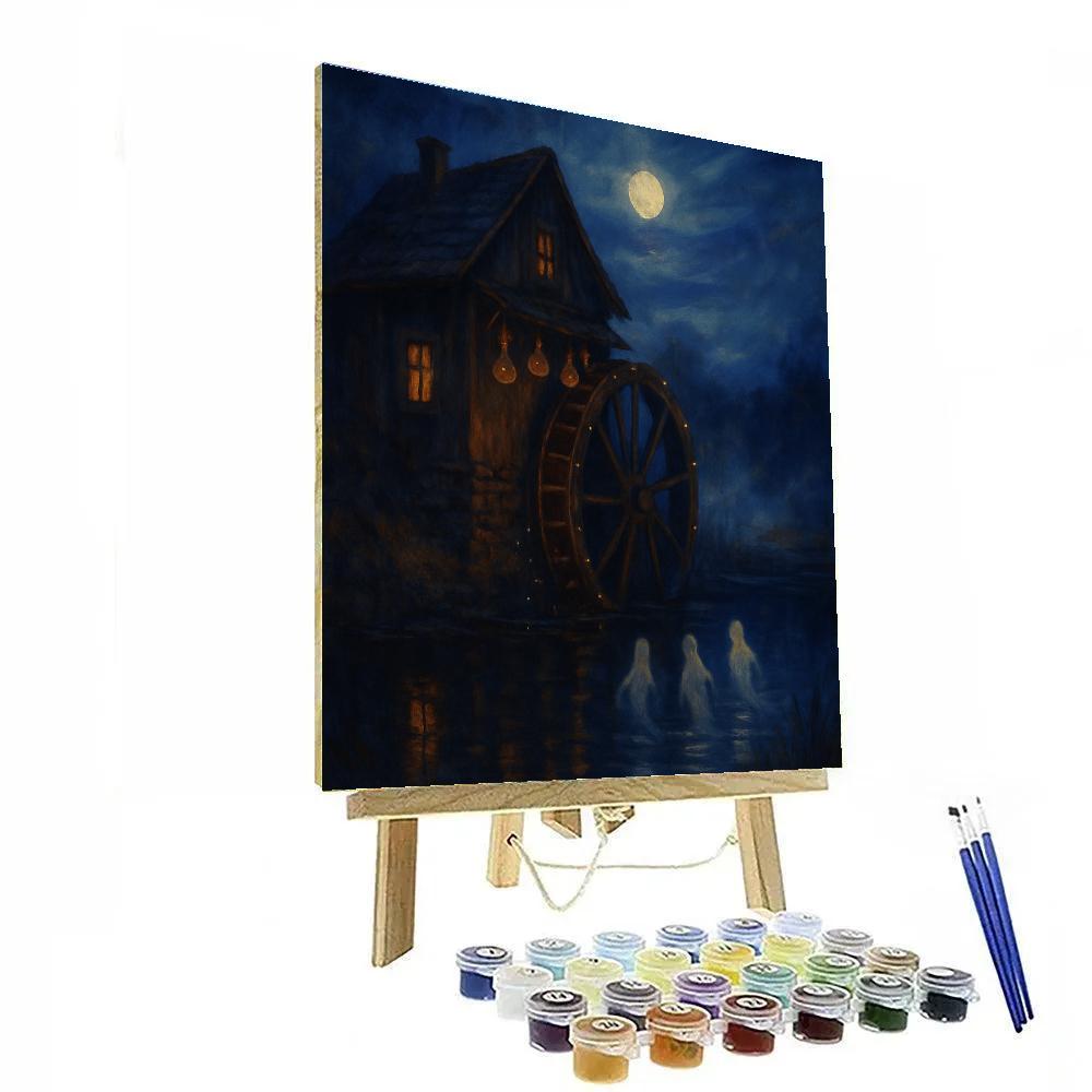 The Hallowed Millpond paint by color