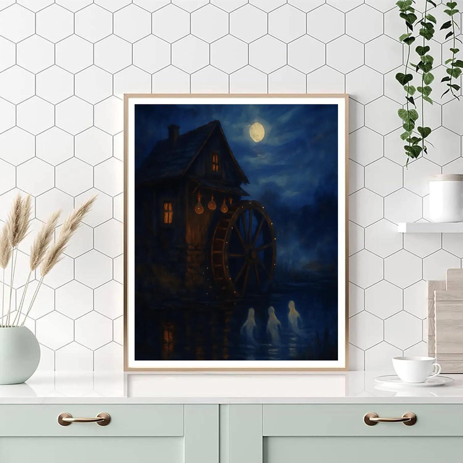 The Hallowed Millpond paint by color