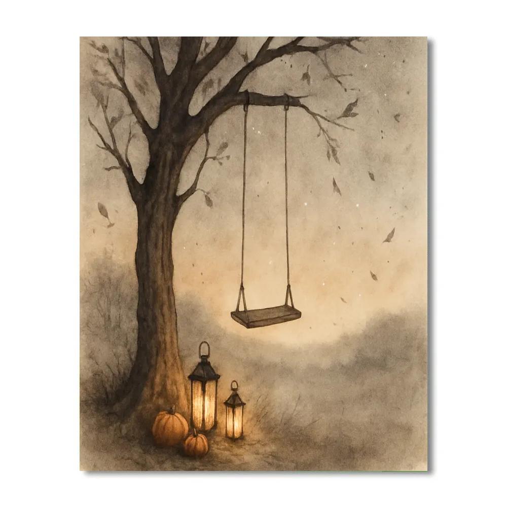 Ashfall Hollow Swing paint by numbers