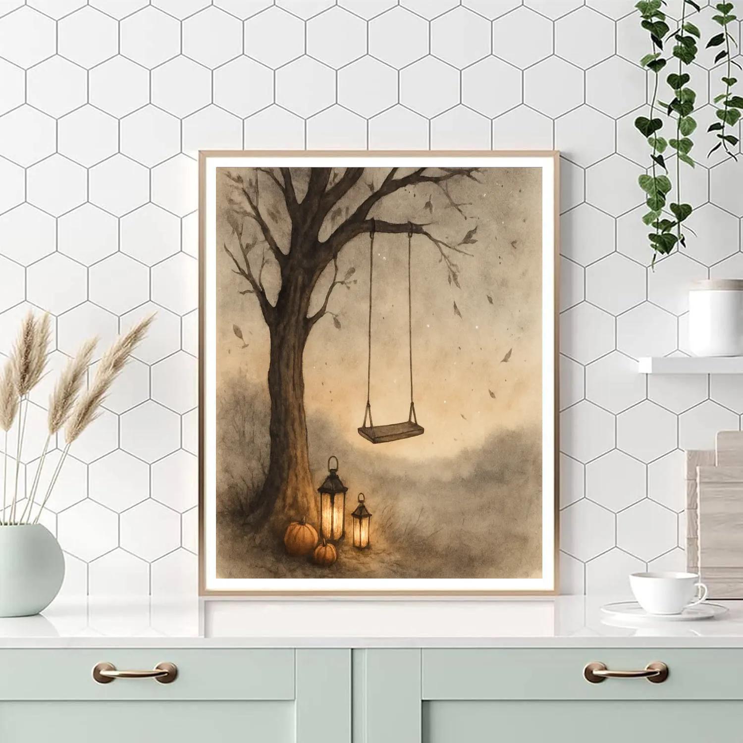 Ashfall Hollow Swing paint by numbers